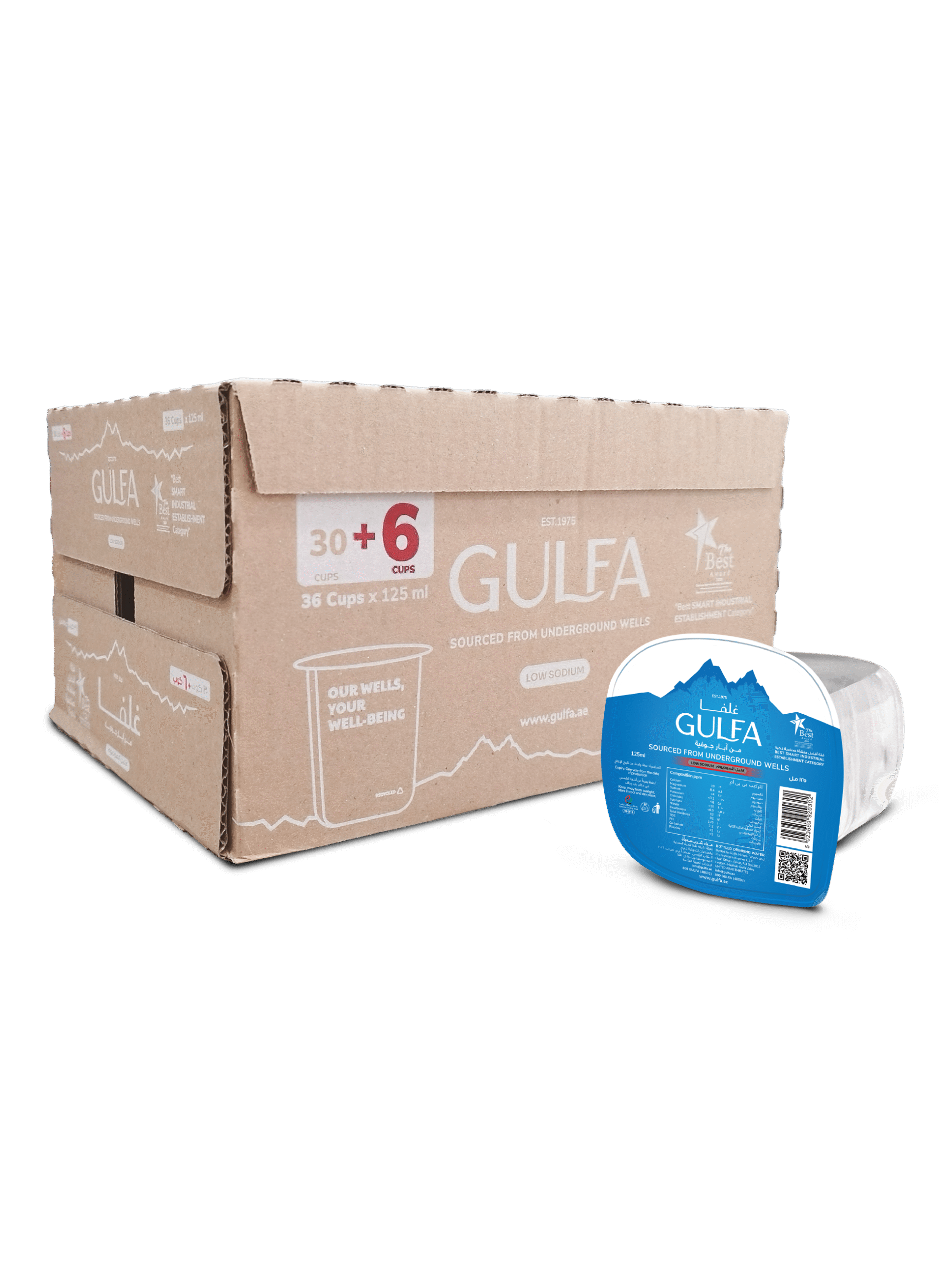125mlx36_amazon_463x625-02-1.png Gulfa 125ml x 36 Cups Drinking Water - Image 1